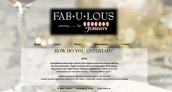 Desktop Screenshot of fabulouscateringbyjessicatuesdays.com